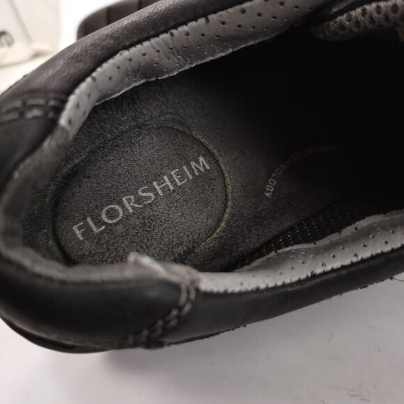 Florsheim Comfortech Getaway Pin Oxford Mens Shoe Size 9.5 13172-001 Black - Picture 9 of 10